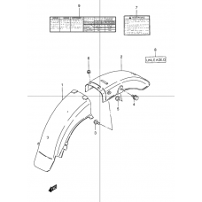 Rear fender              

                  Model k1