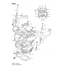 Rear cylinder head