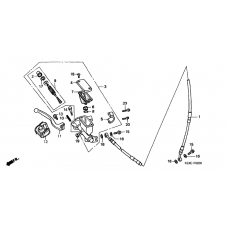 Fr. brake master cylinder