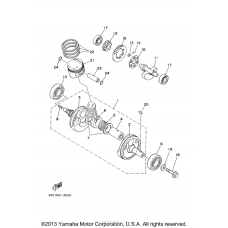 Crankshaft piston
