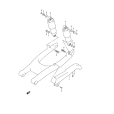 Rear shock absorber