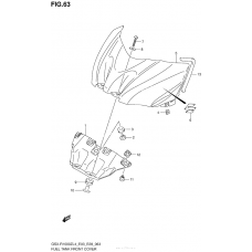 Накладка топливного бака (Gsx-R1000Zl4 E33)