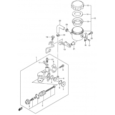 Front master cylinder