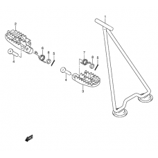 Stand - footrest              

                  Model k3/k4/k5/k6