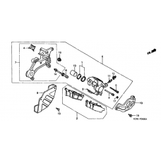 Rear brake caliper