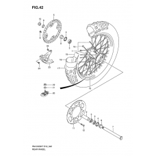 Rear wheel complete assy