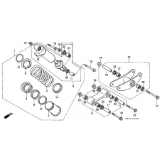 Rear cushion              

                  CBR600FM/2M/N/2N/2P