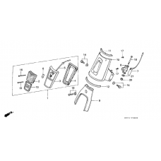 Top cover/position lamp