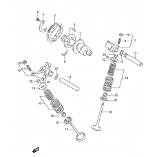 Cam shaft - valve