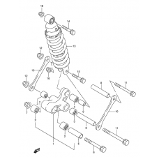 Rear cushion lever