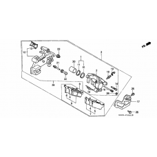 Rear brake panel              

                  CR80RN/RP/RR