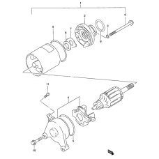 Starting motor