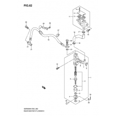 Rear master cylinder              

                  Gsr600k6/uk6/k7/uk7/k8/uk8/k9/uk9/l0/ul0