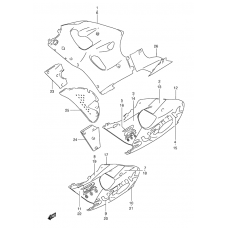 Under cowling body              

                  Model w