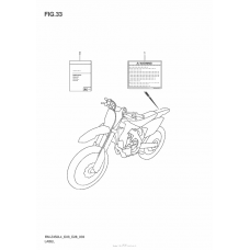 Информационные наклейкиl (Rm-Z450L4 E28)