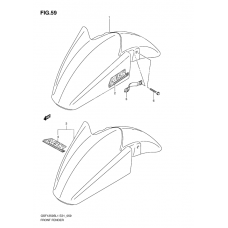 Front fender              

                  Gsf1250sal1 e21