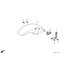 Front fender              

                  CB750