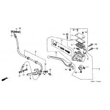 Fr. brake master cylinder