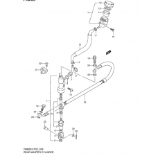 Rear master cylinder