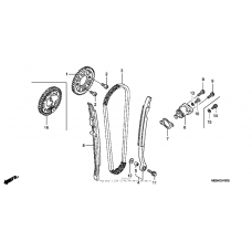 Cam chain + tensioner