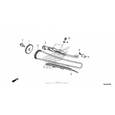 Cam chain + tensioner