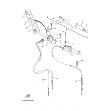 Steering handle. cable