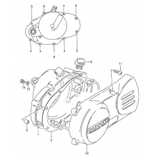 Crankcase cover ass`y (v