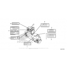 Информационные наклейки