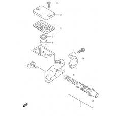 Rear master cylinder