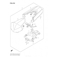Заглушка сиденья пассажира (Gsx-R1000L3 E03)