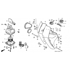 Front cover/air cleaner