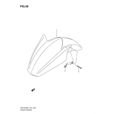 Front fender              

                  Gsf1250sl1 e24