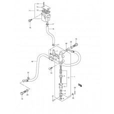 Rear master cylinder