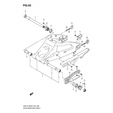 Rear swinging arm