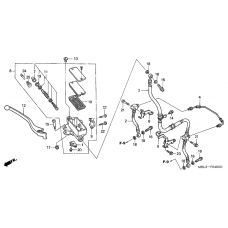 Fr. brake master cylinder              

                  NT650VW/X/Y/1