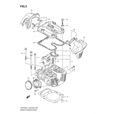 Rear cylinder head