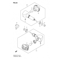 Turnsignal front & rear lamp              

                  Gs500fh p2,  p19,  p24,  p54,  gs500fm p19