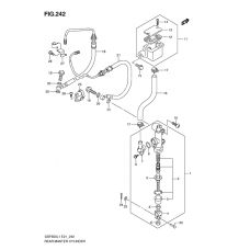 Rear master cylinder              

                  Gsf650ual1 e21