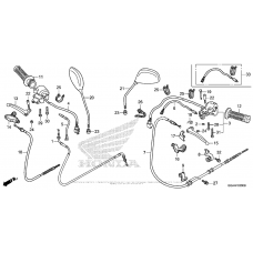 Ручка руля & Пульт управления рулевой & Тросики