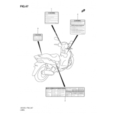 Label parking brake