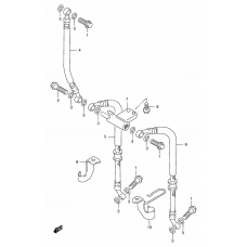 Front brake hose              

                  Gsf1200t/v/w/x/y/st/sv/sw/sx/sy