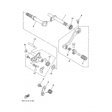 Axe de select. pedale