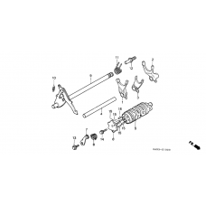 Shift drum/shift fork