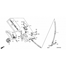 Fr. brake master cylinder