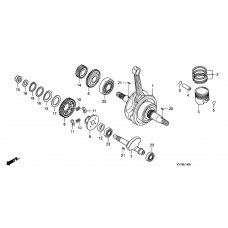 Crankshaft/piston