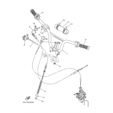 Steering handle & cable