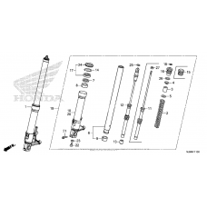 Вилка передней оси