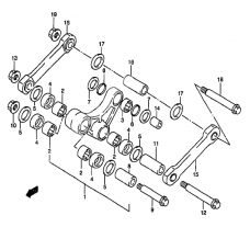 Rear cushion lever              

                  Model y