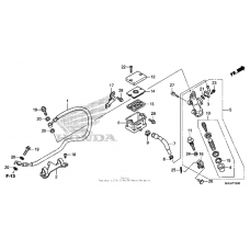Rear brake master cylinder (1)