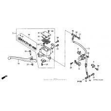 Front brake master cylinder (1)